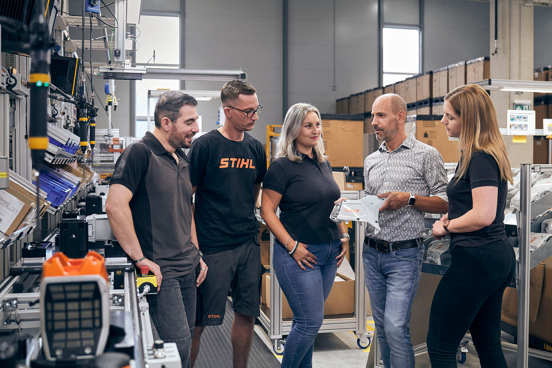 Einen guten Griff machen. Steil aufsteigen mit STIHL Tirol!