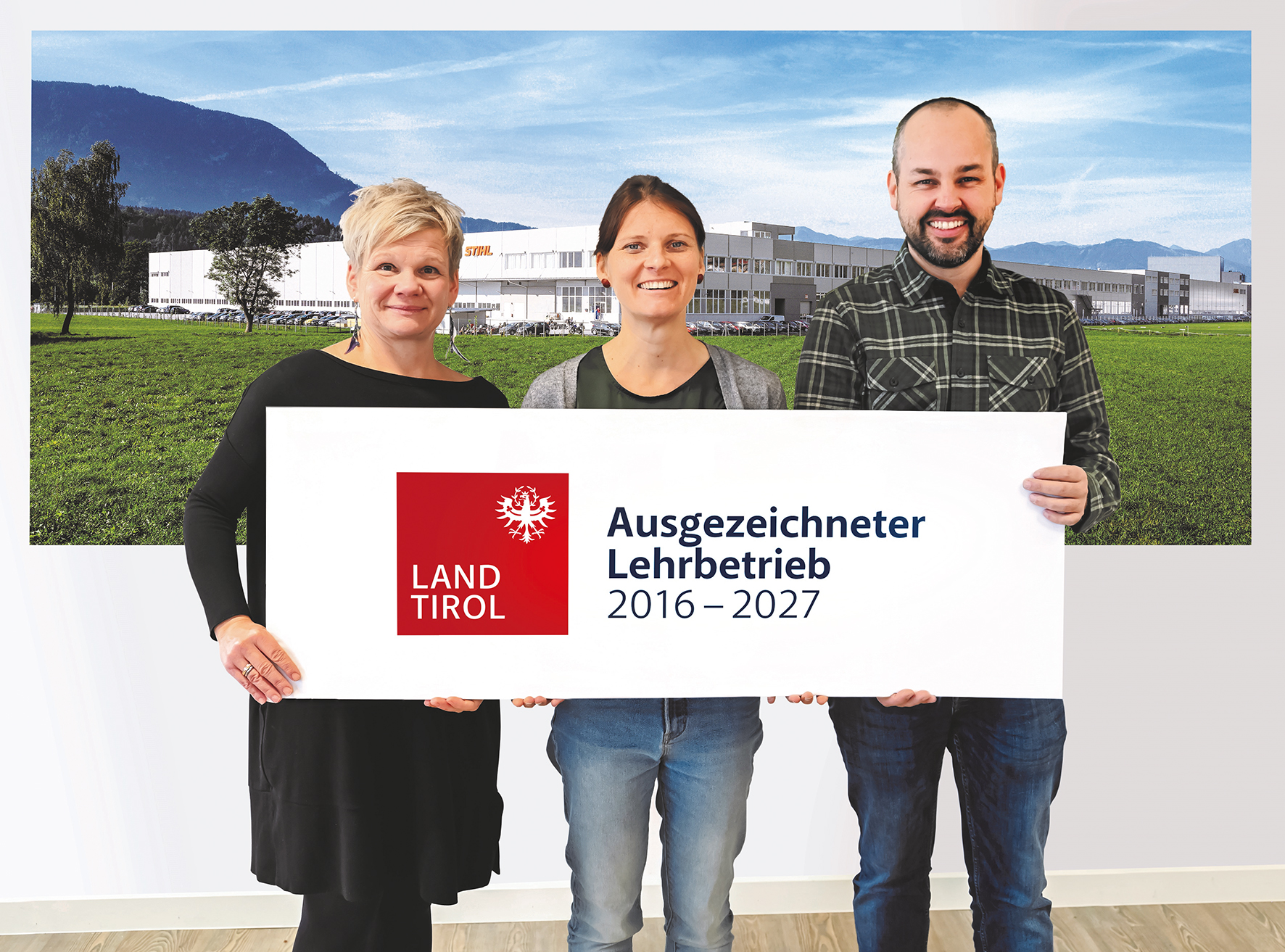 Heike Scheumann - Leiterin Personalmanagement, Claudia Bergmann und Markus Schoner - Lehrlingsbeauftragte