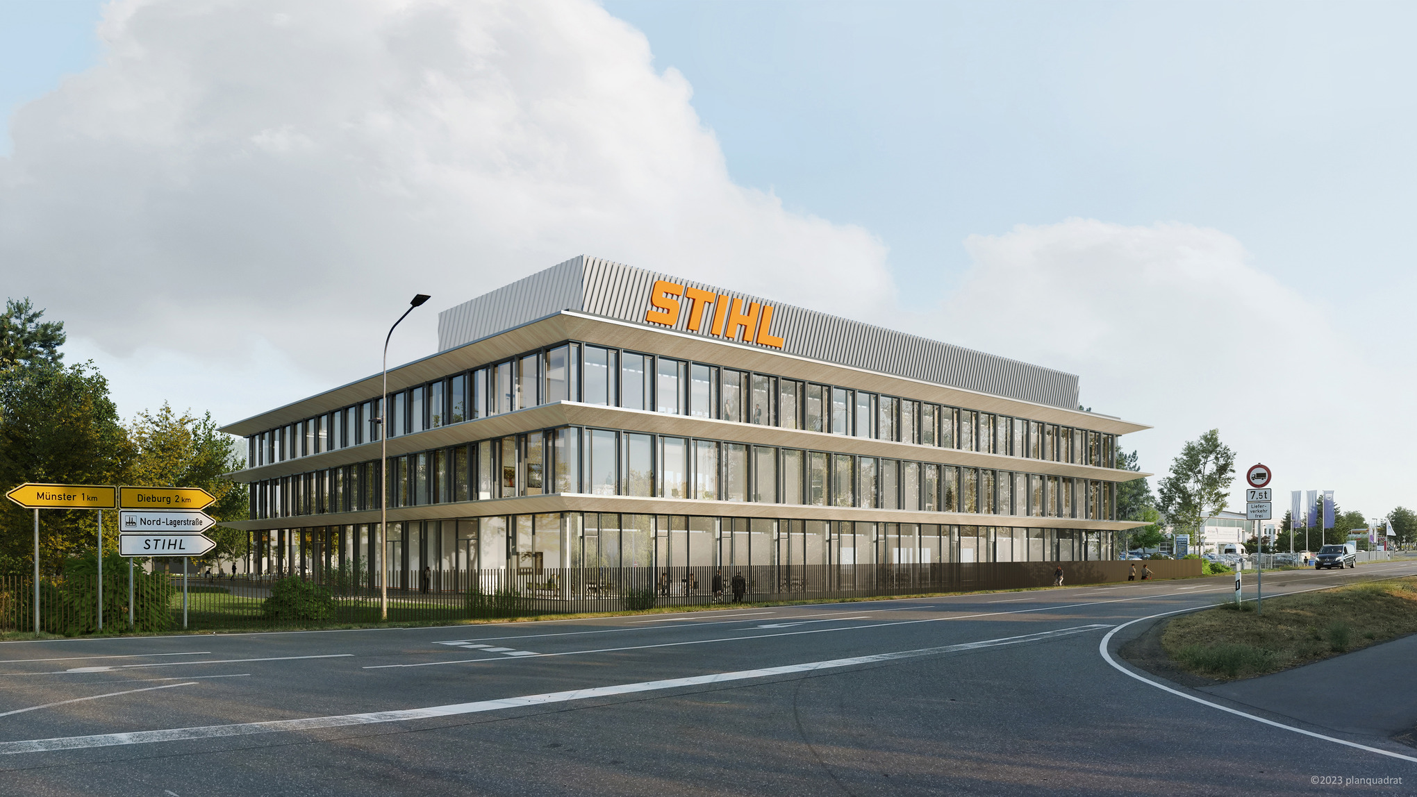 STIHL Dieburg Vertriebsgebäude